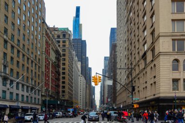 New York, Manhattan, ABD - 04 Aralık 2019: 