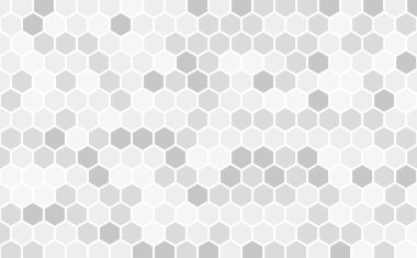 Gri renkli vektörsüz geometrik desen. Sekizgen şebeke. Modern stil dokusu. Geometrik arka plan tekrarlanıyor. Soyut bg. Vektör tasarımı. Tek renkli arkaplan.