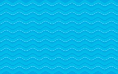 Deniz. Okyanus. Denizci dürtüleri. Tarzlı okyanus dalgalarıyla donatılmış bir arka plan. Vektör bg. Soyut renkli arkaplan.