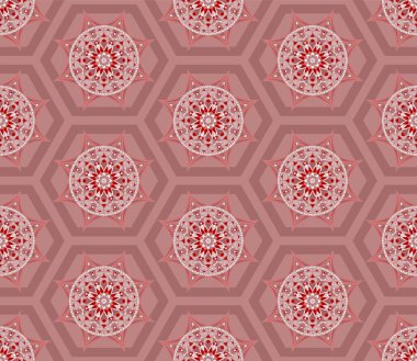 Geometrik dekoratif desen. Fas pürüzsüz desen. Geleneksel İslami Tasarım. Cami dekorasyonu ögesi.