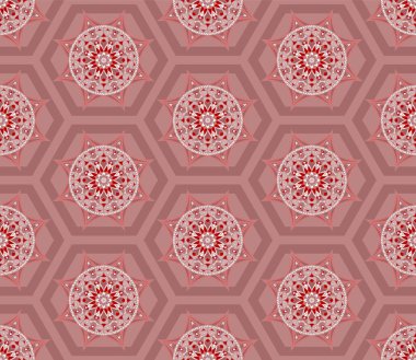 Geometrik dekoratif desen. Fas pürüzsüz desen. Geleneksel İslami Tasarım. Cami dekorasyonu ögesi.