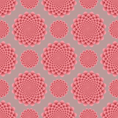 Kusursuz çiçekli geometrik desen. Tekstil, kumaş ve duvar örtüleri için kusursuz çiçek desenleri. Kumaşlar, duvar kağıtları ve iç kısımlar için kusursuz mandala şekilleri..