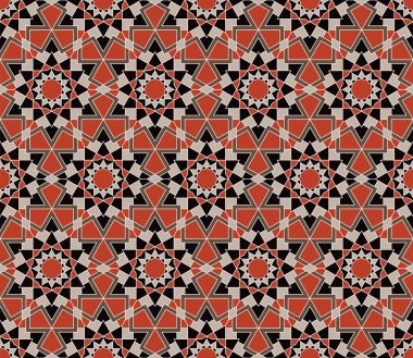 Kusursuz geometrik desen. Girih-5. Girih-6. Arkaplan çizimi. Kusursuz giriş şekli. Geleneksel İslami Tasarım. Cami dekorasyonu. Fas 'ın kusursuz deseni.