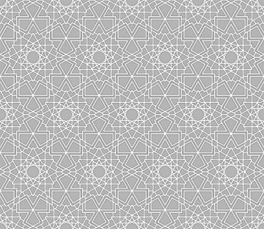 Kusursuz vektör geometrik desen. Girih-5. Girih-6. Arkaplan vektör çizimi. Kusursuz giriş şekli. Geleneksel İslami Tasarım. Cami dekorasyonu. Kusursuz geometrik desen. Fas 'ta kusursuz vektör deseni.