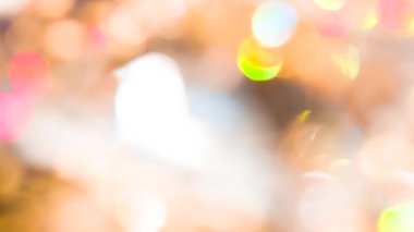 Döngü. Işıl ışıl parıldayan parlak kristaller ince bir bokeh için.