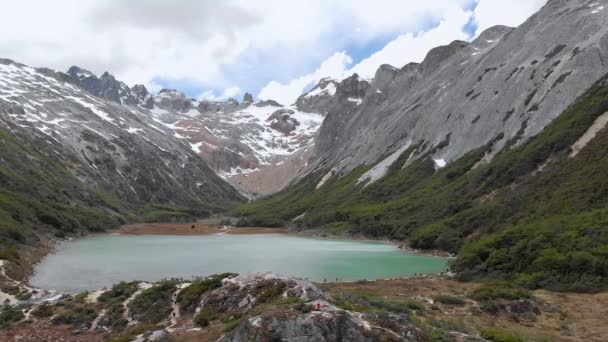 Laguna Esmeralda Ushuaia Temporada Verano — Vídeos de Stock