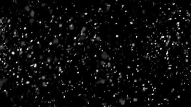 Snow Snowing Heavily Blurred Background Easy Blend Layer Screen Lighten — Stock videók