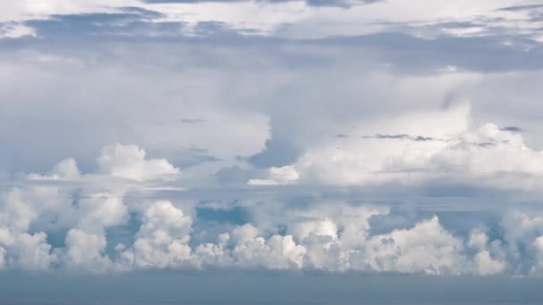 Lapso Tiempo Nubes Tormentosas Grises Cielo Acumula Antes Tormenta Eléctrica — Vídeo de stock