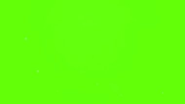 Kış mevsiminde kar yavaş yavaş yağar. Yeşil ekran arkaplan, soğuk karlı doğanın basit video örtüsü