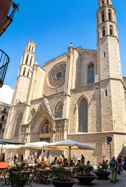 バルセロナ スペイン 2017年7月6日 マリア マル教会の日の景色生まれ地 バルセロナ スペイン — ストック写真