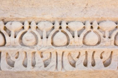 Binaların mimari dekorasyonu, alçı taşı, duvar sıva dokusu ve desenleri, Antik Yunan tarzı..