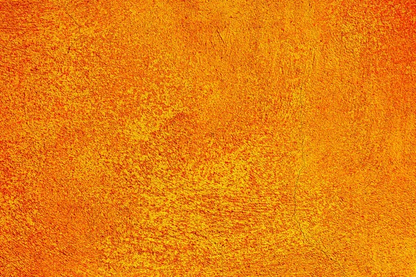 Orange Gelber Abstrakter Hintergrund Putzstruktur Alte Bemalte Fassade Des Gebäudes — Stockfoto