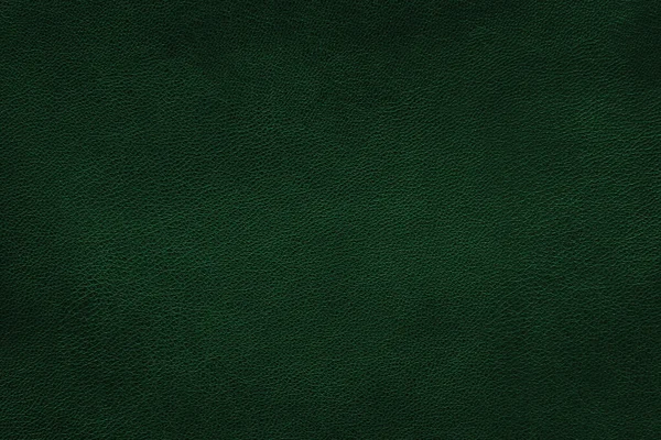 Texture Morbida Pelle Verde Scuro Pelle Bovina Naturale Sfondo Astratto — Foto Stock