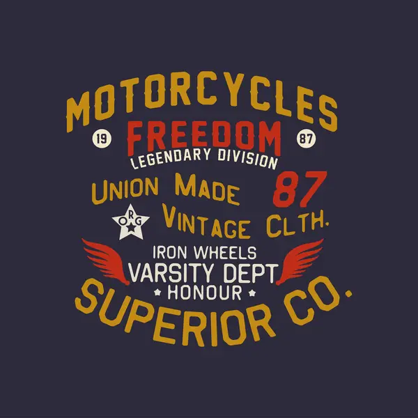 Eski efektli klasik tişört izi tasarımı