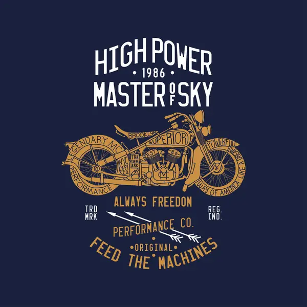 T-shirt için klasik baskı tasarımı