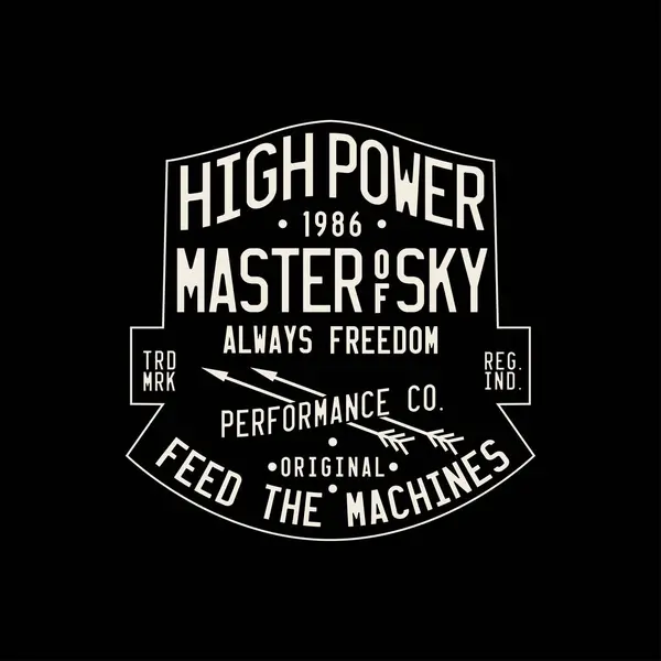 T-shirt için klasik baskı tasarımı