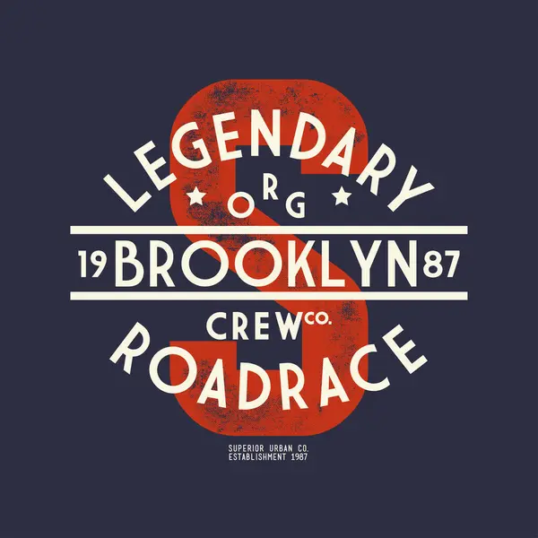 Brooklyn tişört baskısı tasarımı