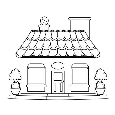 Çeşitli tasarım projeleri için ideal, vektör biçiminde ayrıntılı bir taslak simgesi olan bir fırının özünü yakala.