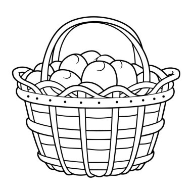 Projelerinizi vektör biçiminde basit ve detaylı bir sepet simgesi ile geliştirin, çeşitli tasarım ihtiyaçları için uygun.