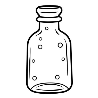 Projelerinizi basit ve parlak bir şişe simgesi ile vektör biçiminde yükseltin, çeşitli tasarım ihtiyaçları için uygun.