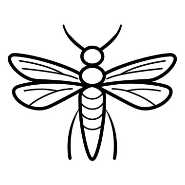 Parlak bir hata özet simgesinin vektör çizimi, doğa projeleri için mükemmel.