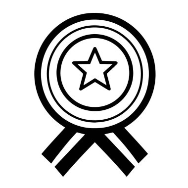 Bir minimalist ödül özet simgesinin vektör illüstrasyonu, tanınmak için ideal.