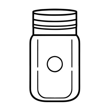 Çok yönlü ürün şişe ikonu vektörü, markalaşma projeleri için mükemmel. Temiz ve modern.