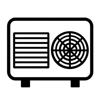 Vektör içindeki bir sıkıştırıcının basitleştirilmiş illüstrasyonu.