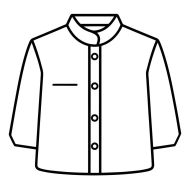 Modern ve şık erkek giyimi taslak vektör grafiği.