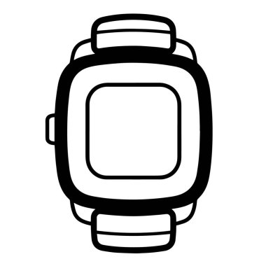 Swiek smartwatch ana hat vektörü, giyilebilir teknoloji projeleri için ideal.