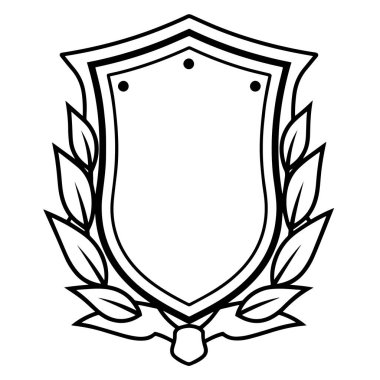 Klasik eski bir pankart ana hatlarının temsili.