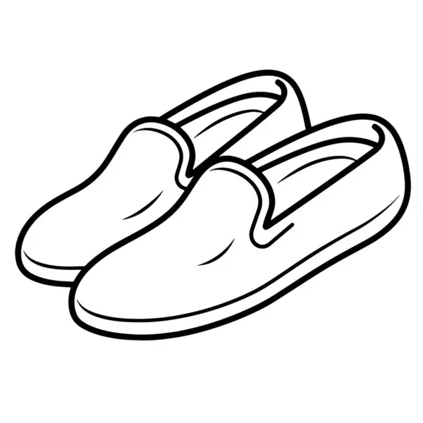 Bir terlik simgesinin basitleştirilmiş ana hatları, rahatlık ve rahatlama kavramları için idealdir.