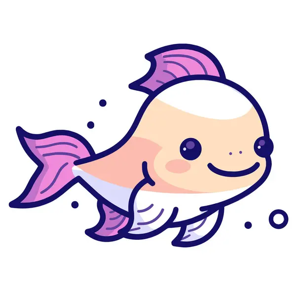Křupavý Vektor Ilustrace Ikony Ryby Ideální Pro Balení Potravin Nebo — Stockový vektor