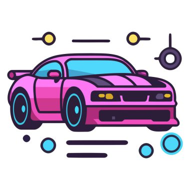 Otomobil servisini temsil eden bir simge, araba tamiri, araç servisi veya otomotiv mekaniğinin tasviri için uygundur.