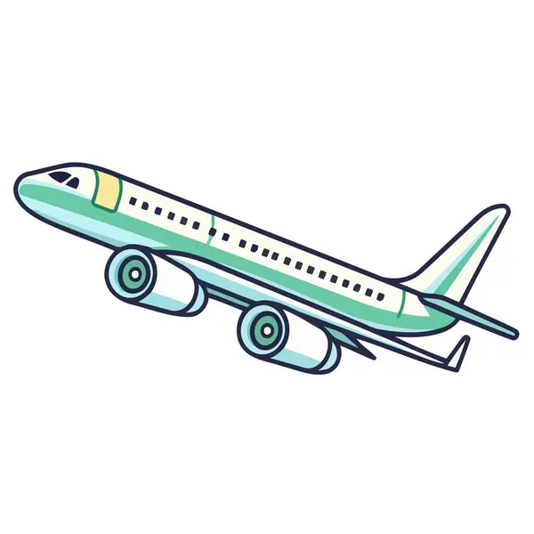 Ikona Samolotu Zaprojektowana Formacie Wektorowym Idealna Przedstawiania Lotów Podróży Grafik — Wektor stockowy