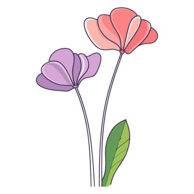 Vektör biçiminde bir anturyum bitkisinin ikonu, ev bitkilerini, tropikal bitkileri veya çiçek tasarımını temsil etmek için uygundur..