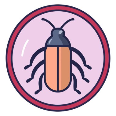 Bir hata işareti tabanlı bir vektör tabanlı simgesi, anten ve çoklu bacakları olan bir dış hat tasarımı içerir