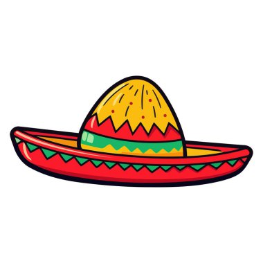 Bir vektör tabanlı kahverengi bıyık ikonu, izole edilmiş