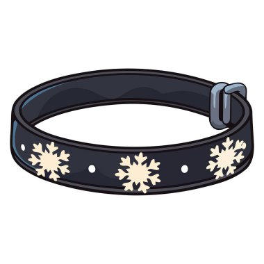 Temiz ve modern kemer simgesi vektörü.