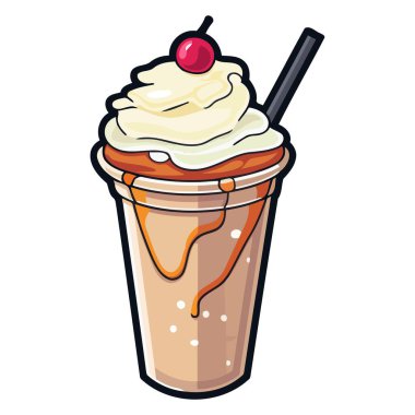 Retro çıkartma Çizgi film ürkütücü tabut simgesi, Cadılar Bayramı için izole vektör tasarımı.