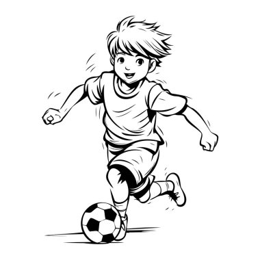 Bir futbolcunun dış hat ikon vektörü bağlanıyor, renk ve spor temalı tasarımlar için mükemmel.