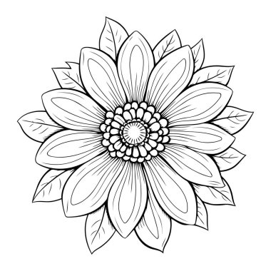 Tasarımlarınıza eğlenceli ve oyuncu bir dokunuş için bir çizgi film ana hatları ikon vektörünü keşfedin.