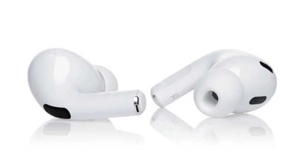 Kiev Ukraine June 2023 Headphones Apple Air Pods Pro White — Stock Photo, Image