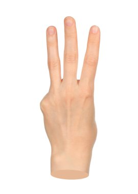 El sayımı, saydam bir arkaplanda izole edilmiş. Çağdaş sanat