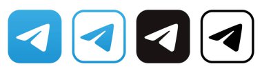Kyiv, Ukraine - February 05, 2024: Set of Telegram mobile app icons, printed on paper. Telegram, is a cloud-based, cross-platform, encrypted instant messaging service