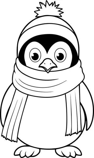 Şapkalı penguen çizgi filmi