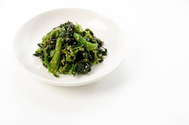 Japon yemeği, Aemono, susam soslu haşlanmış ıspanak..