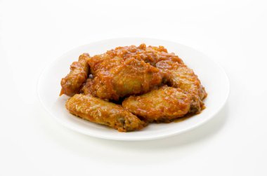 Tomato ketchup stewed chicken wings