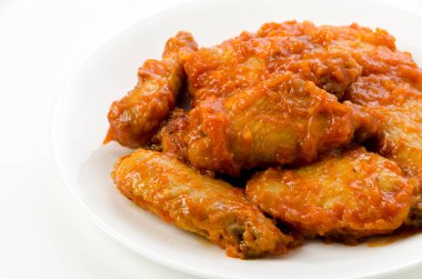 Tomato ketchup stewed chicken wings