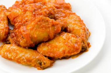 Tomato ketchup stewed chicken wings